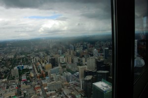 Toronto, as seen from the CN Tower.