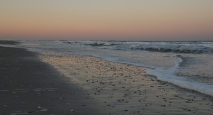 An evening by Corolla, N.C., the upper tip of the Outer Banks.